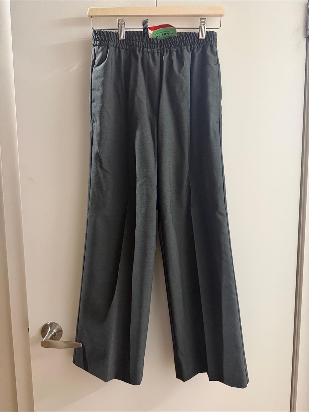 Max Mara Habito by Patricia Urquiola Virgin Wool Woman’s Wide Leg Pants